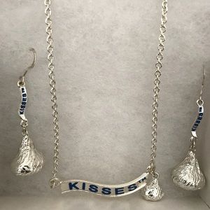 Hershey’s Kisses necklace and earrings set